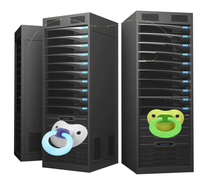 They grow up and obsolete, so fast. Time for the garbage dump